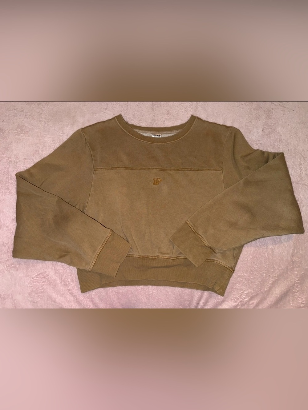 Vintage Victoria’s Secret PINK Brown Olive Crewneck Sweatshirt | Y2K 🤎🤎